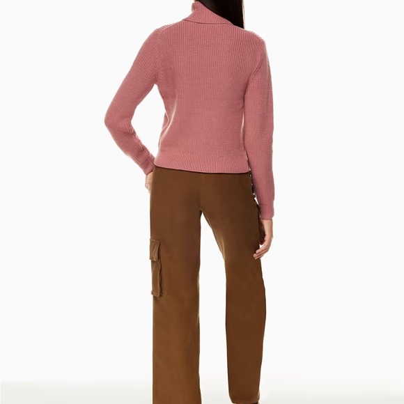 Aritzia Wilfred Free Laurel 100% Wool Turtleneck | Size M Birch - Picture 3 of 12
